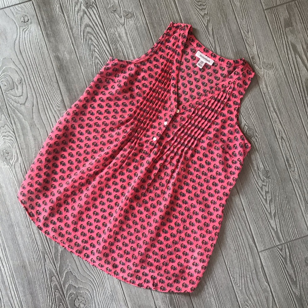 Gorgeous, Pink Floral Motherhood Maternity Blouse